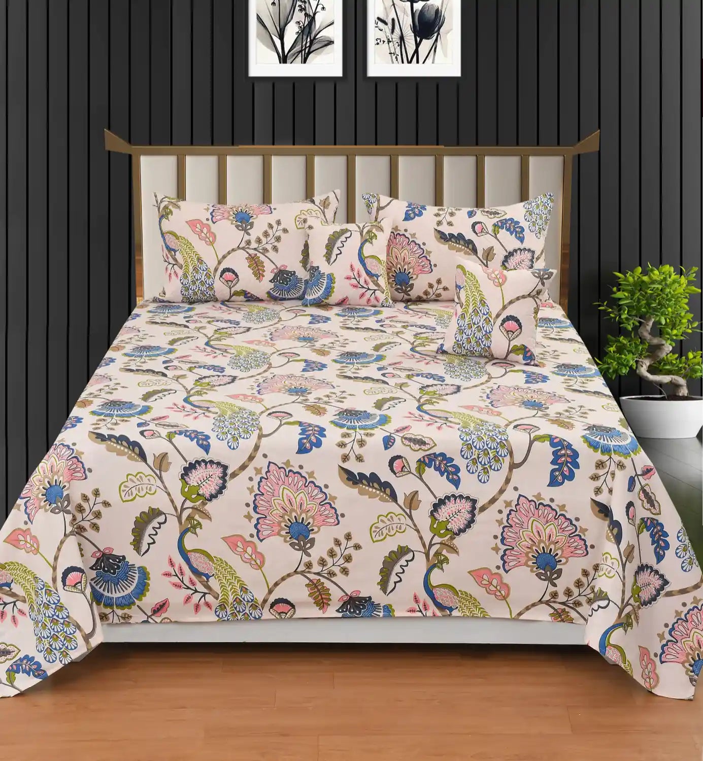 Lila - 3 Pieces - Quilted Bedding Set (90 x 90 inches)