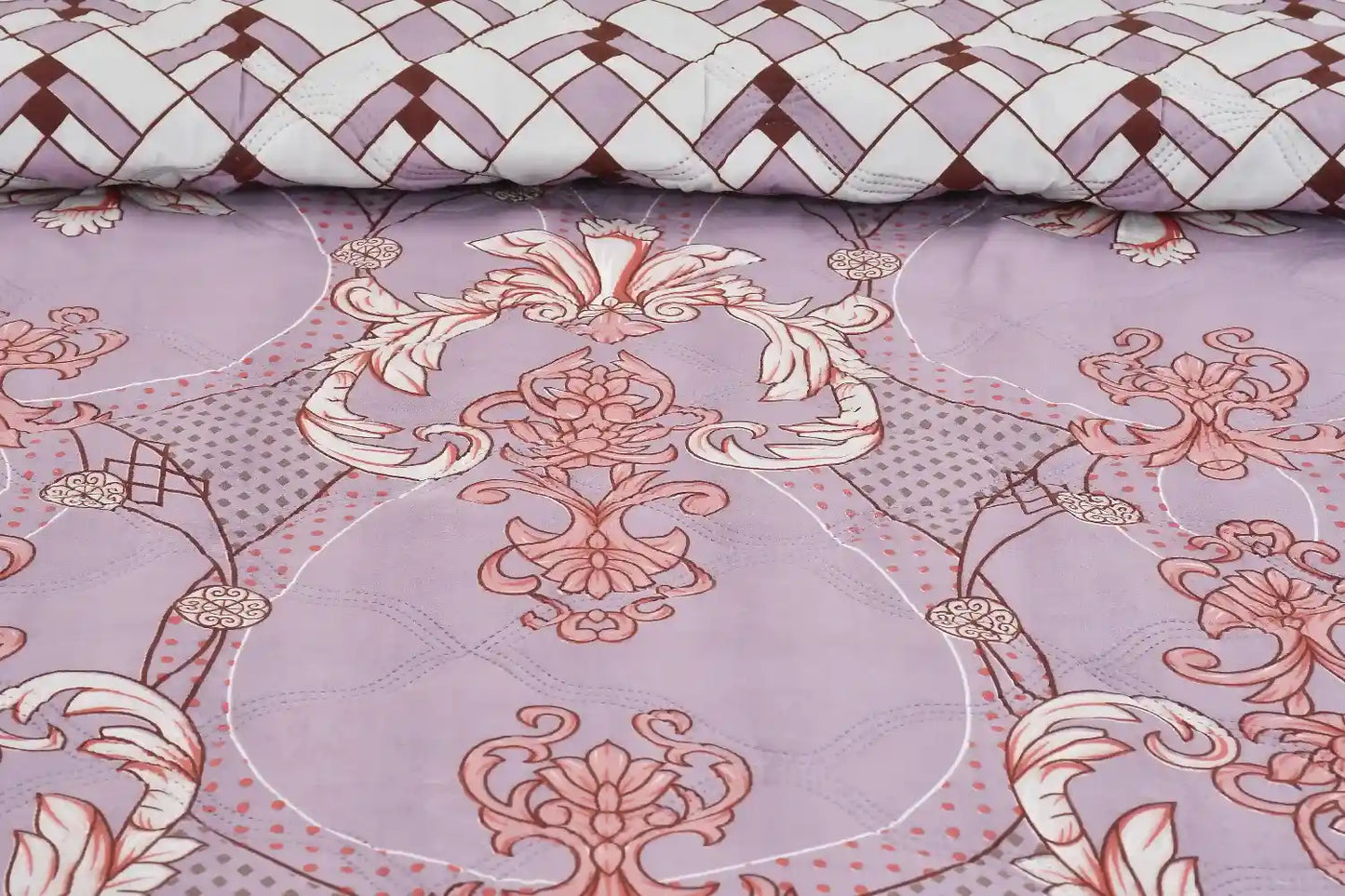 Lilac - Reversible Comforter - Double Bed