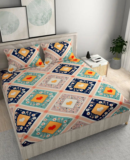 Livasa - King - Fitted Bedsheet (78×72 inches)