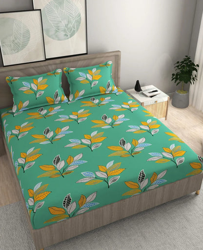 Magnolia - Queen/Double - Fitted Bedsheet (76×72 inches)