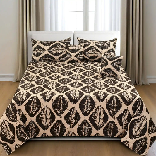 Maple - 3 Pieces - Quilted Bedding Set (90 x 90 inches)