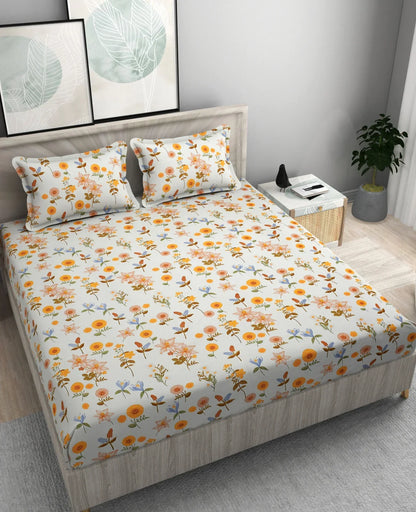 Marigold - King - Fitted Bedsheet (78×72 inches)