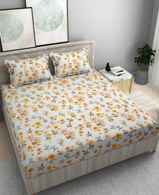 Marigold - King - Fitted Bedsheet (78×72 inches)