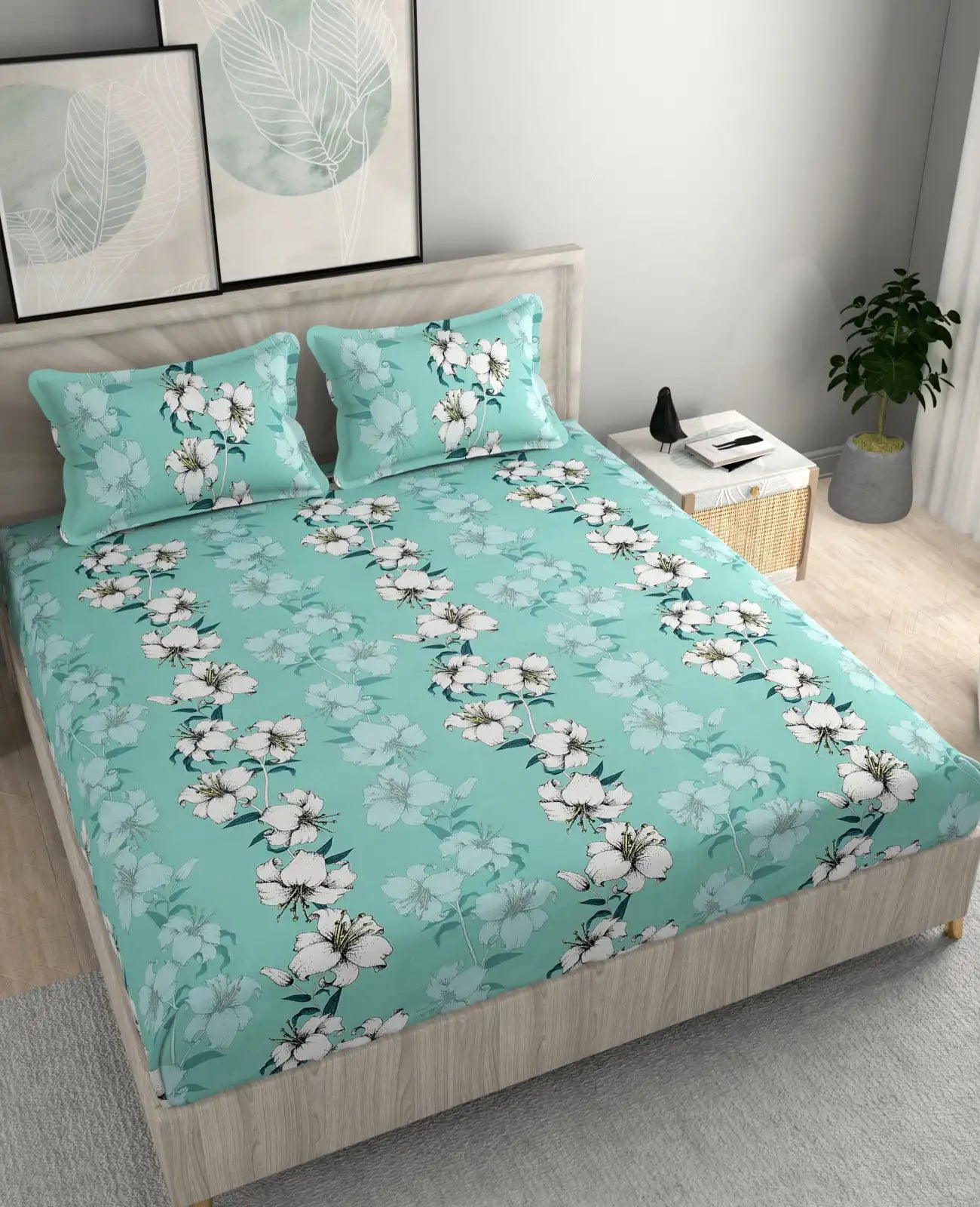 Marina - King - Fitted Bedsheet (78×72 inches)