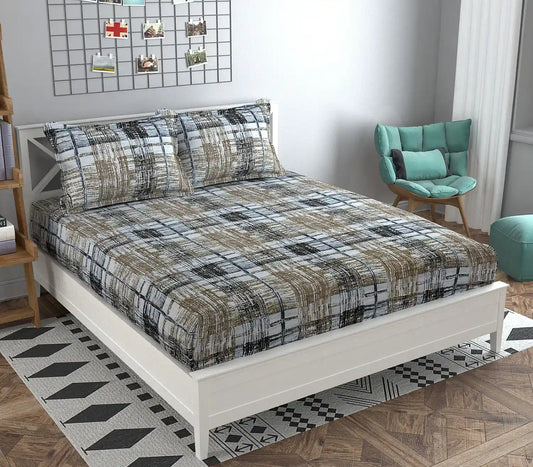 Mediterranean Sketch - King - Fitted Bedsheet (78×72 inches)