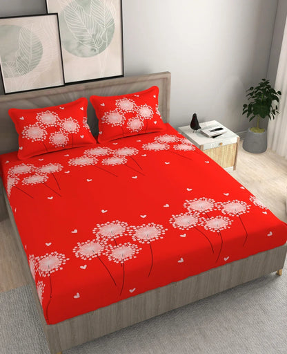Mi Amore - Queen/Double - Fitted Bedsheet (76×72 inches)
