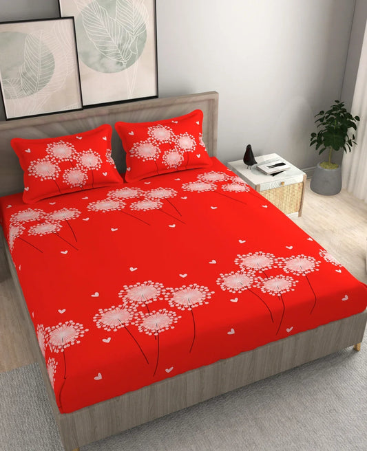 Mi Amore - Queen/Double - Fitted Bedsheet (76×72 inches)