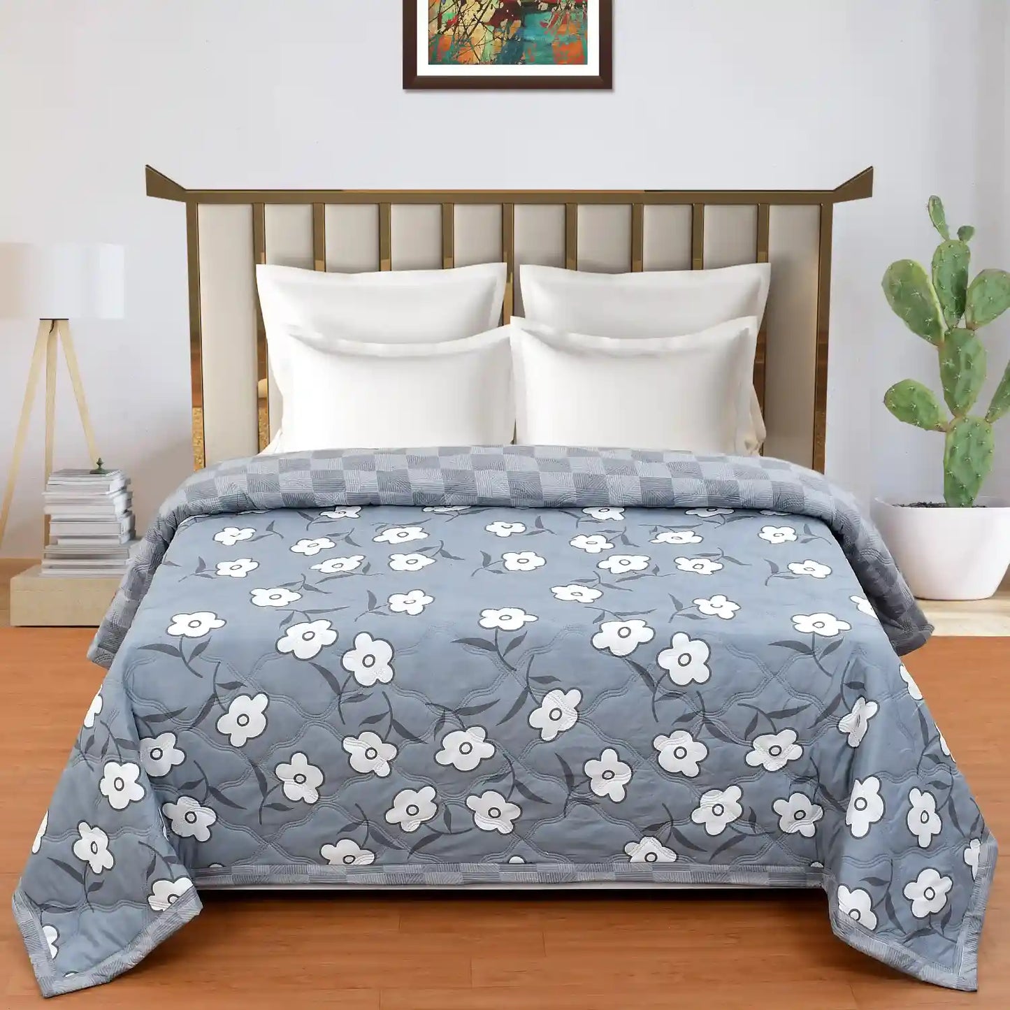 Moonflower - Reversible Comforter - Double Bed
