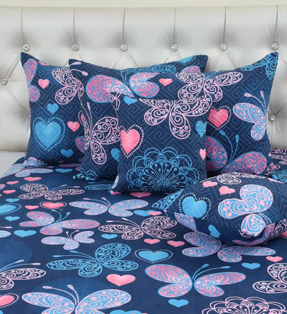 Mystic - 3 Pieces - Quilted Bedding Set (90 x 90 inches)