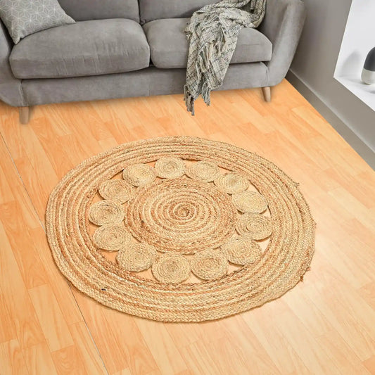 Natural Jute Rug - Cleopatra