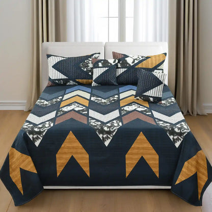 Nevada - 3 Pieces - Quilted Bedding Set (90 x 90 inches)