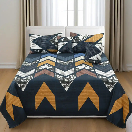 Nevada - 3 Pieces - Quilted Bedding Set (90 x 90 inches)