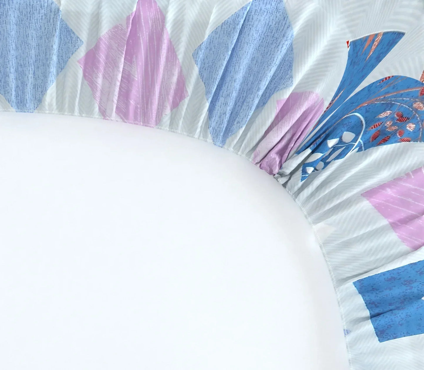 Oriental Blossom - Queen/Double - Fitted Bedsheet (76×72 inches)