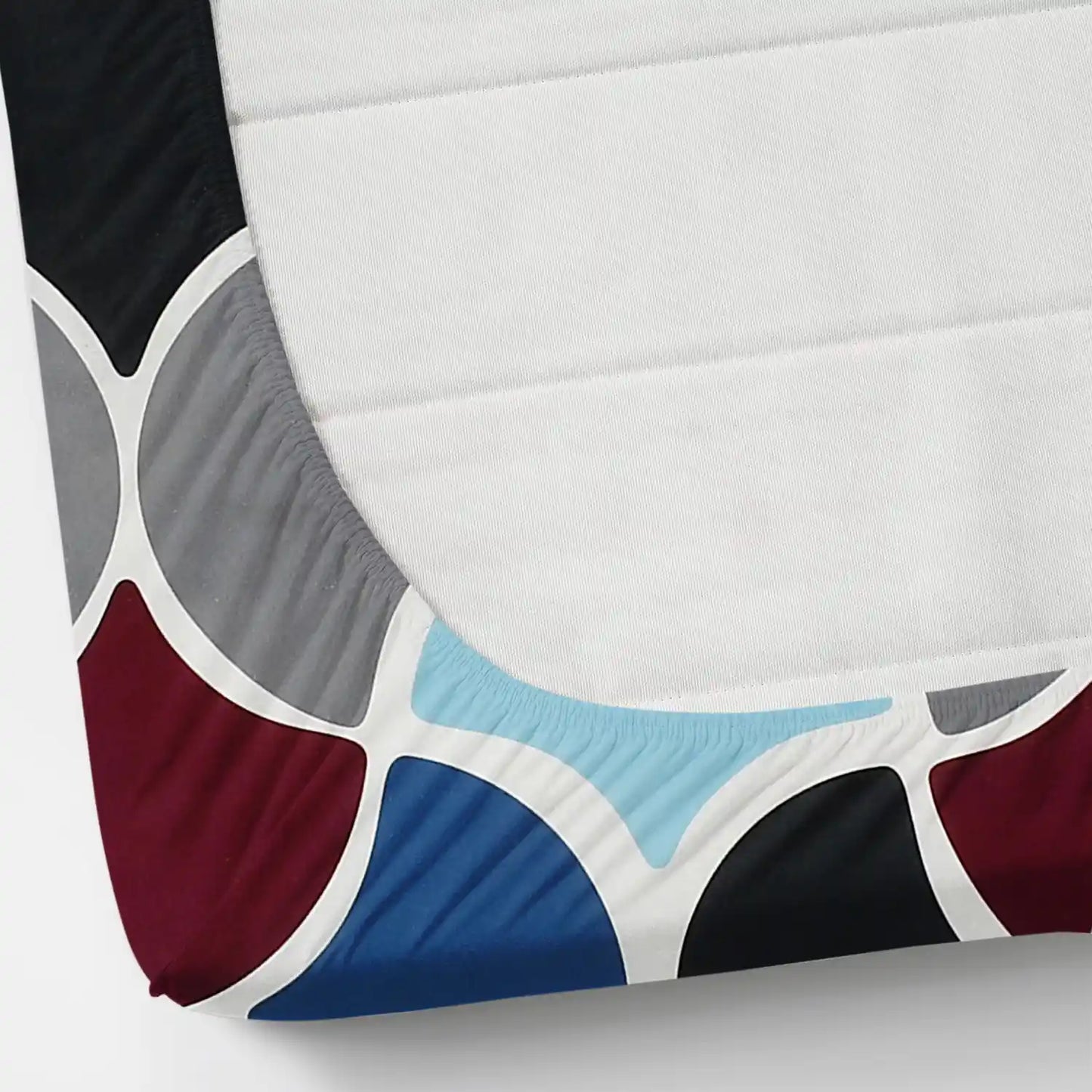 Pastel Palette - Queen/Double - Fitted Bedsheet (76×72 inches)