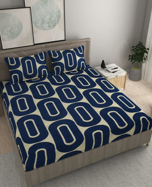 Pebbles - Queen/Double - Fitted Bedsheet (76×72 inches)