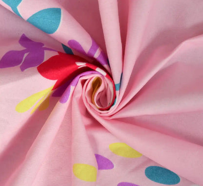 Pinkray - Queen/Double - Fitted Bedsheet (76×72 inches)