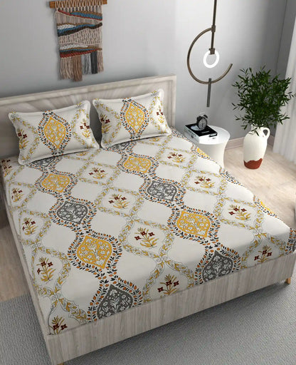 Porcelain - King - Fitted Bedsheet (78×72 inches)