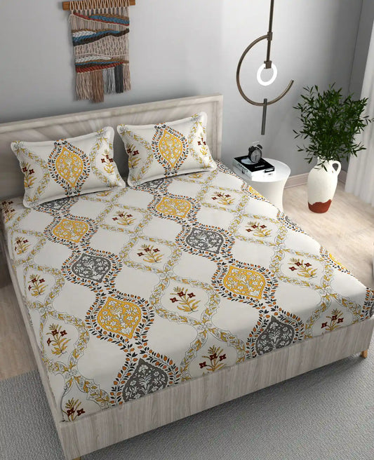 Porcelain - King - Fitted Bedsheet (78×72 inches)