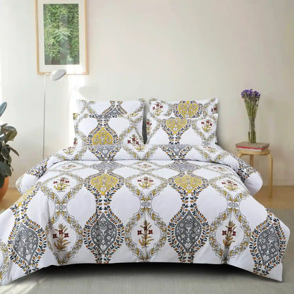 Porcelain - Flat Bedsheet (90×100 inches)