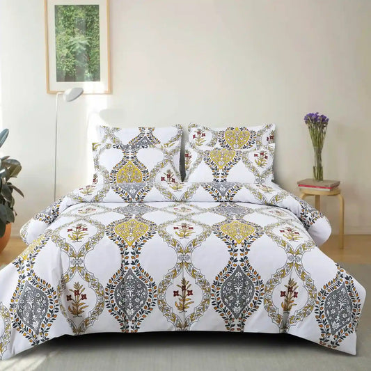Porcelain - Flat Bedsheet (90×100 inches)