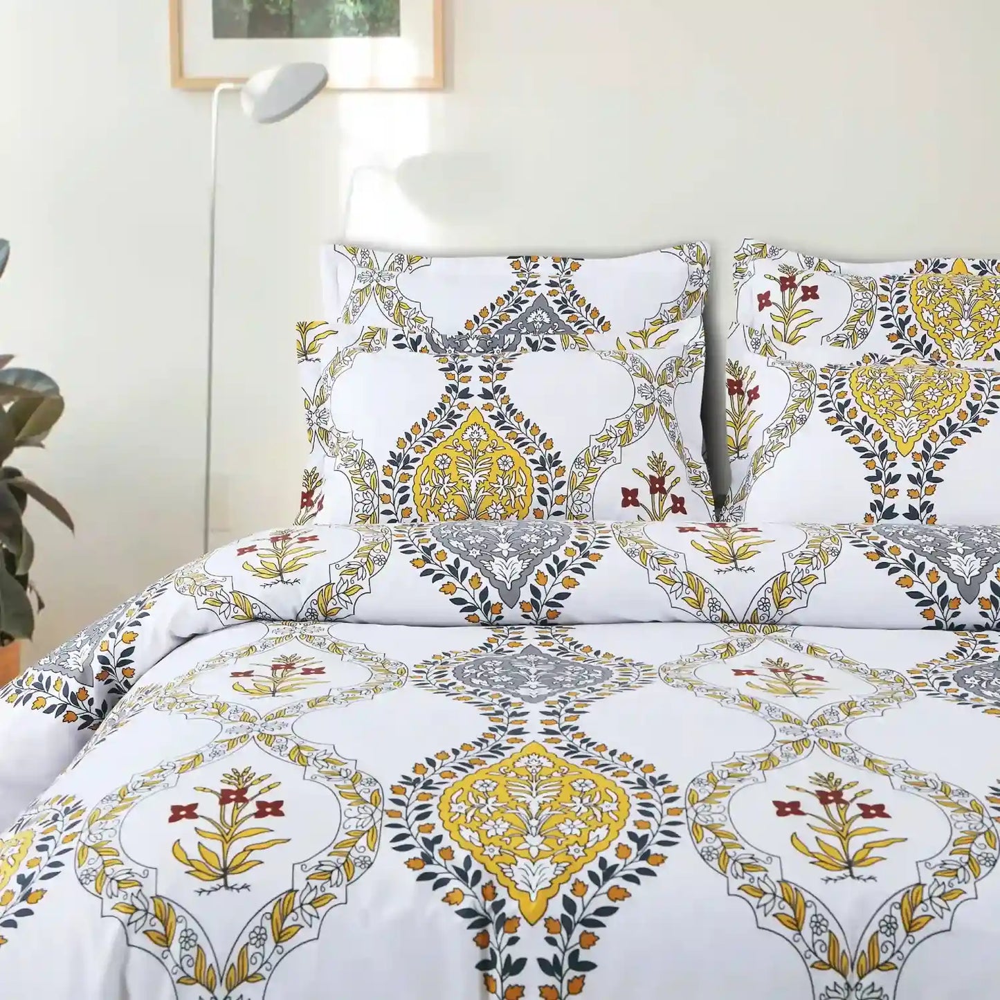 Porcelain - Flat Bedsheet (90×100 inches)