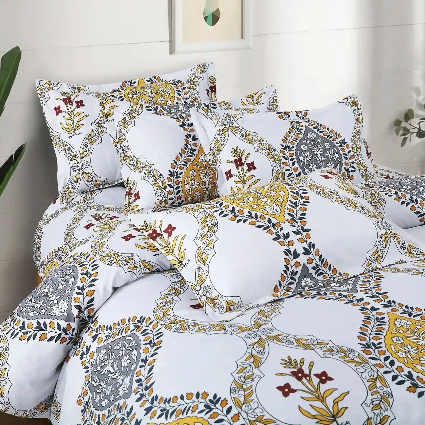 Porcelain - Flat Bedsheet (90×100 inches)