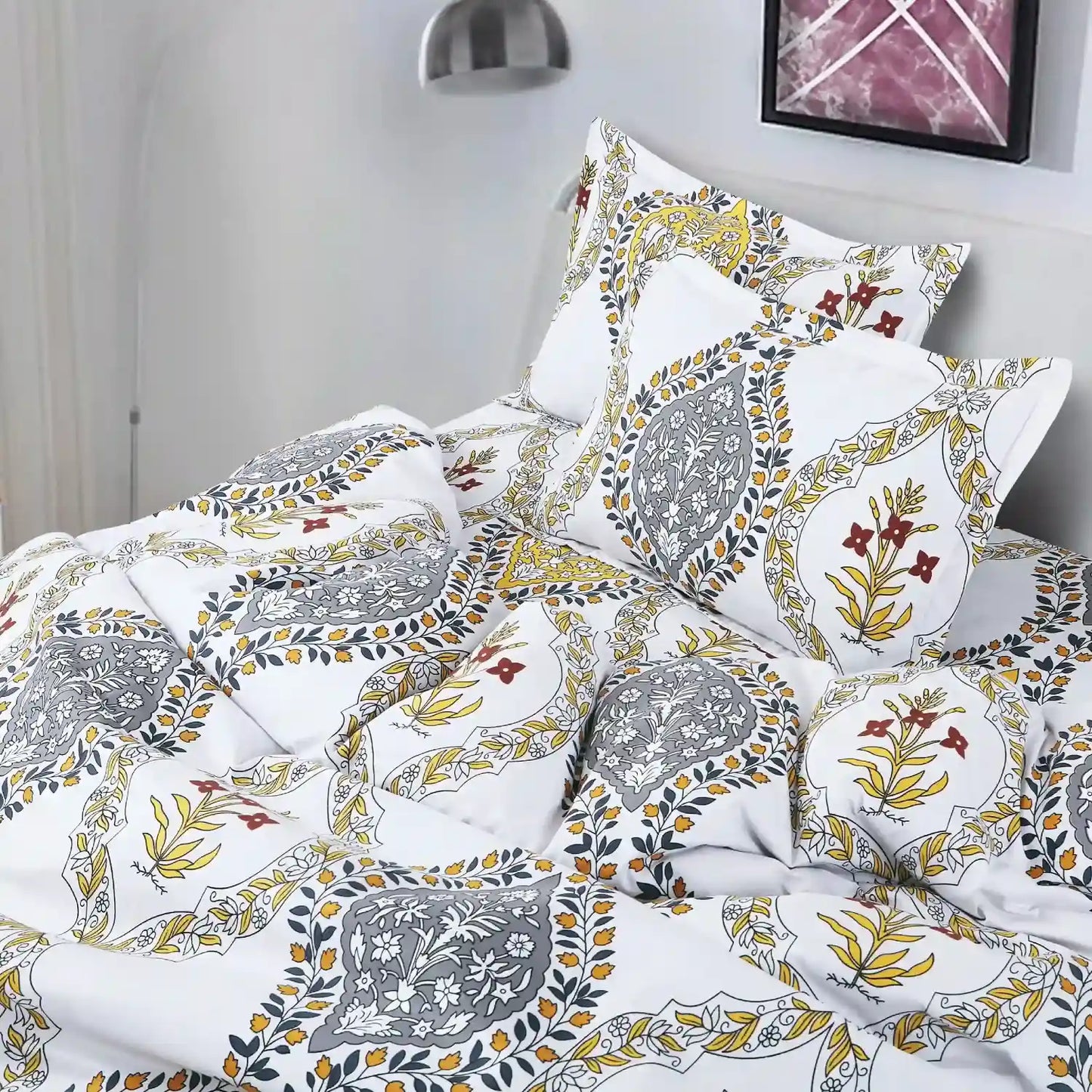 Porcelain - Flat Bedsheet (90×100 inches)
