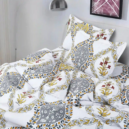 Porcelain - Flat Bedsheet (90×100 inches)
