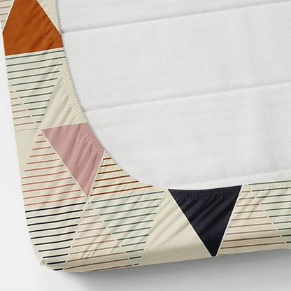 Prism - Queen/Double - Fitted Bedsheet (76×72 inches)