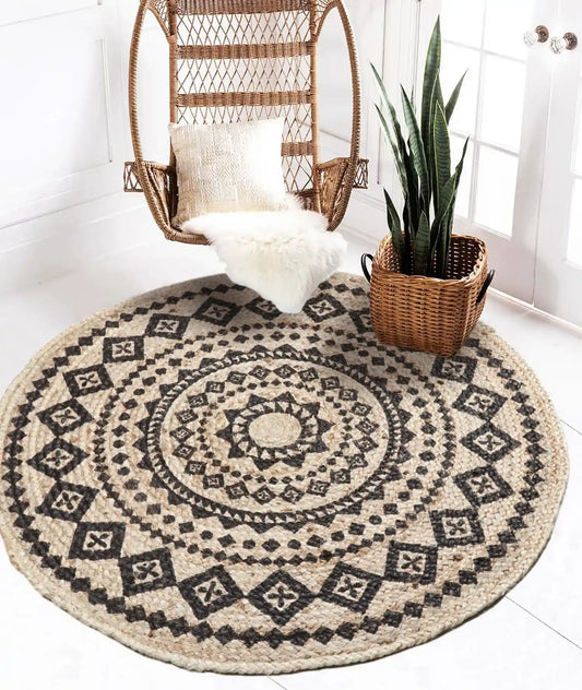 Recycled Cotton Rug - Classic Black