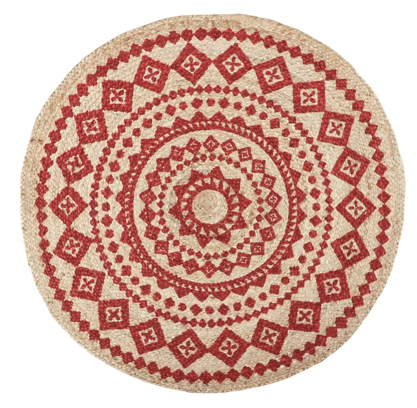 Recycled Cotton Rug - Classic Red