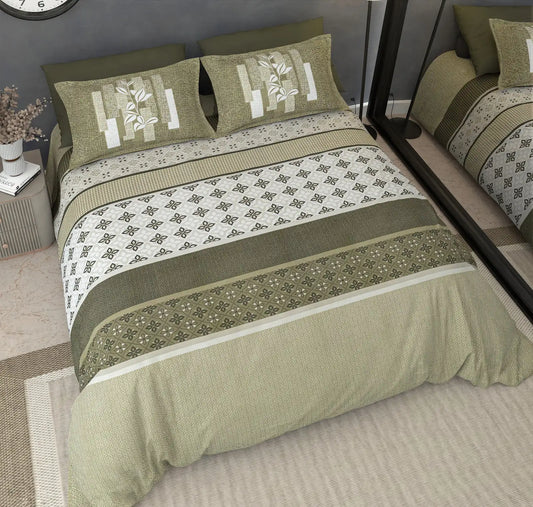 Regalia Emerald - King - 100% Pure Cotton Bedsheet (108×108 inches)