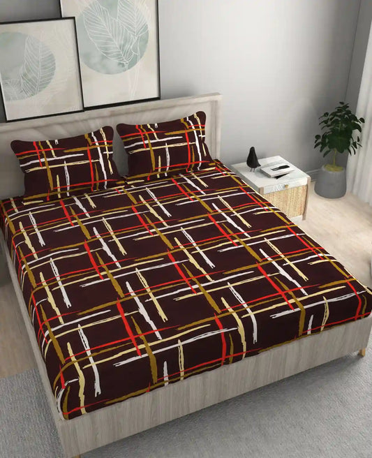 Riverdale - Queen/Double - Fitted Bedsheet (76×72 inches)