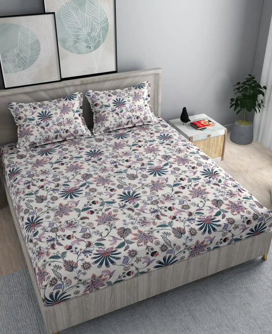 Robin - Queen/Double - Fitted Bedsheet (76×72 inches)