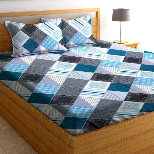 Roman Midnight - Queen/Double - Fitted Bedsheet (76×72 inches)
