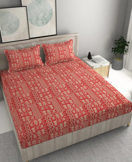 Sabhya - King - Fitted Bedsheet (78×72 inches)