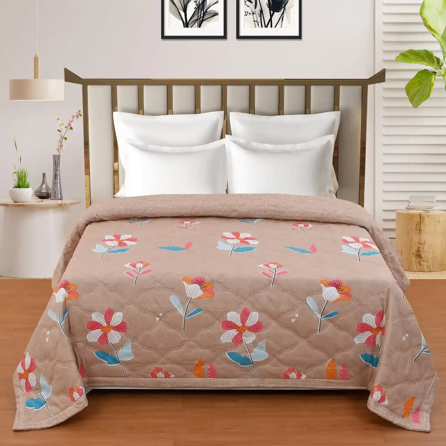 Sandflower - Reversible Comforter - Double Bed