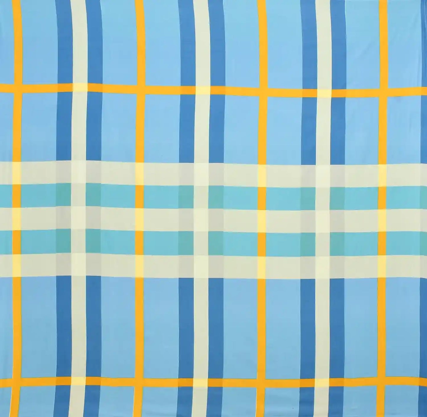 Sky Plaid - Queen/Double - Fitted Bedsheet (76×72 inches)
