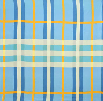 Sky Plaid - Queen/Double - Fitted Bedsheet (76×72 inches)
