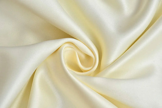 Solid Polyester Curtains - Ivory (Set of 2)