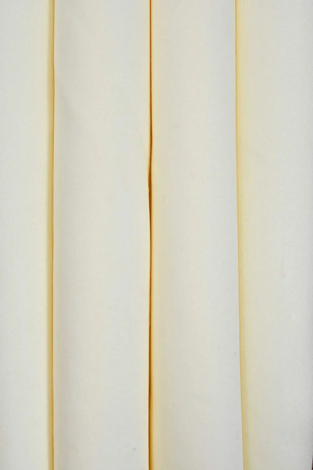 Solid Polyester Curtains - Ivory (Set of 2)