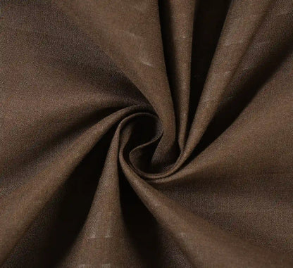 Solids: Brown - King - Fitted Bedsheet (78×72 inches)