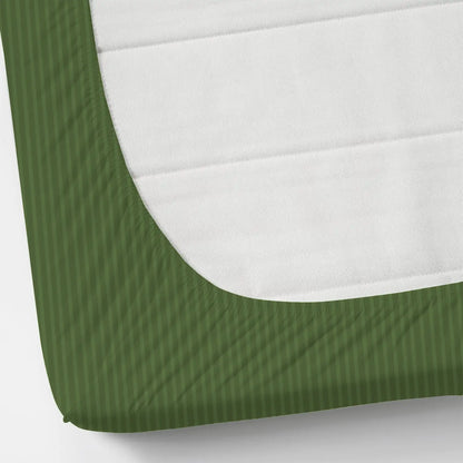 Solids: Green - King - Fitted Bedsheet (78×72 inches)