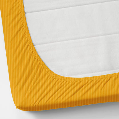 Solids: Yellow - King - Fitted Bedsheet (78×72 inches)