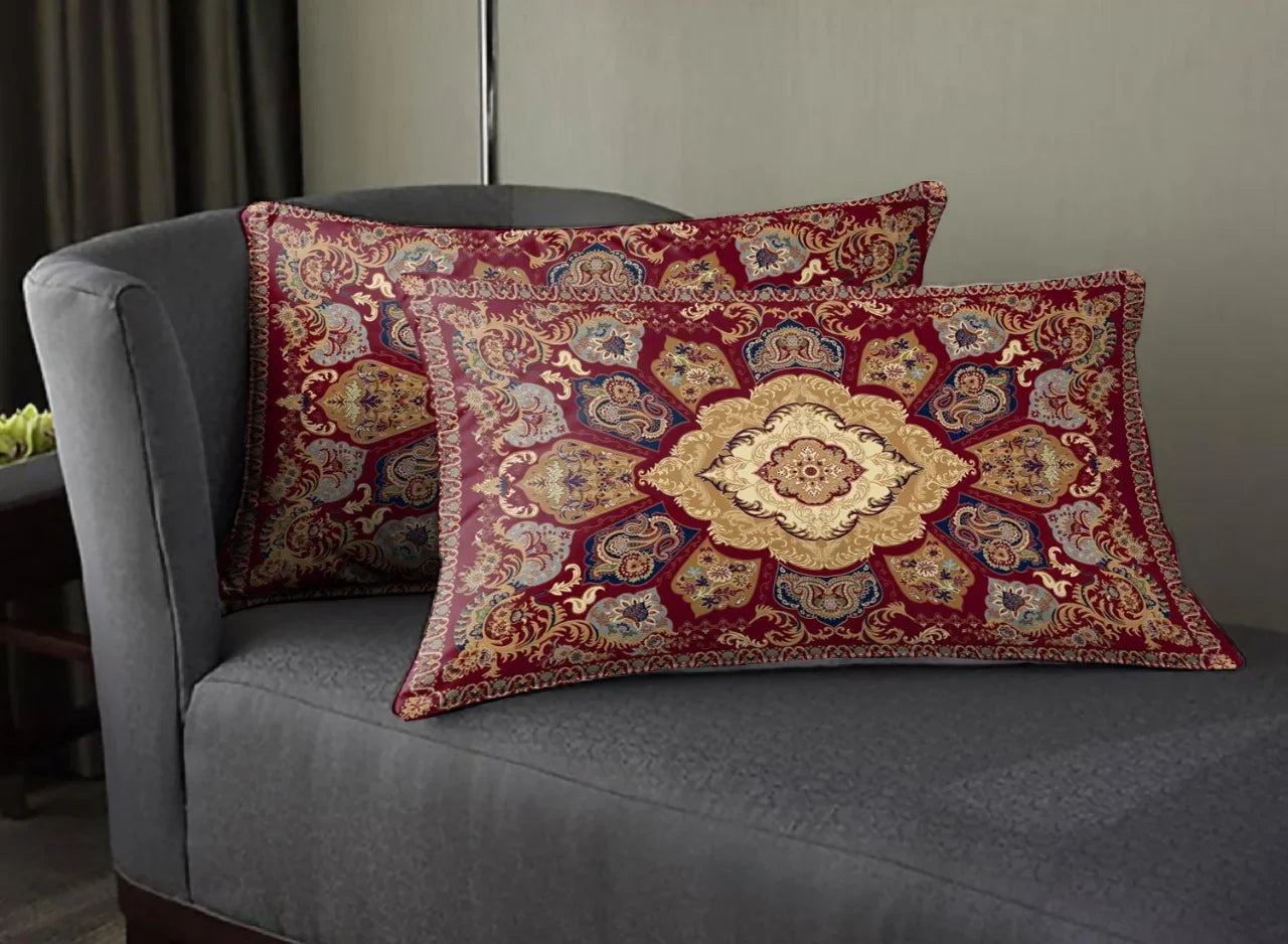 Super Soft Printed Pillow Covers (Set of 2) - Traditional