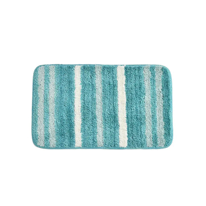 Venice - Cyan Microfibre Doormat (Pack of 2)