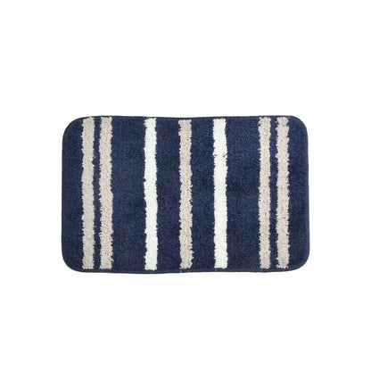 Venice - Royal Blue Microfibre Doormat (Pack of 2)