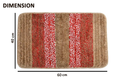 Vertigo - Dessert Sand Microfibre Doormat (Pack of 2)