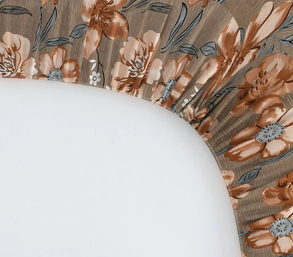 Walnut Lily - King - Fitted Bedsheet (78×72 inches)