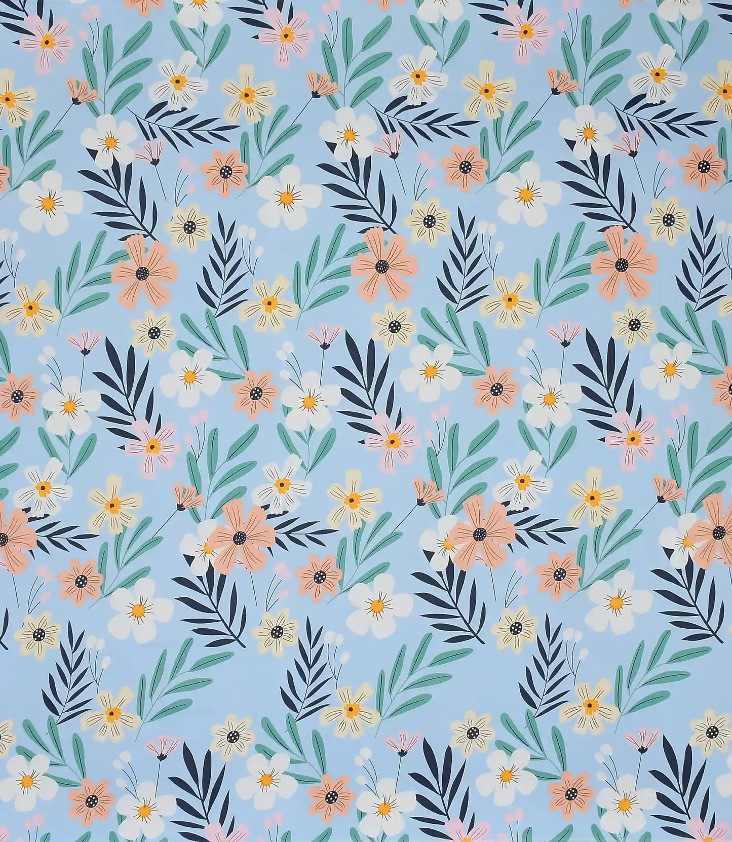 Windflower - Queen/Double - Fitted Bedsheet (76×72 inches)